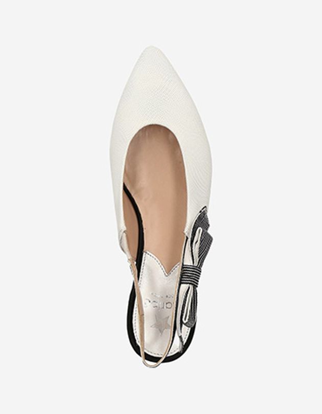 Maripé 28154-7838 Peeptoes & Slingpumps in weiß