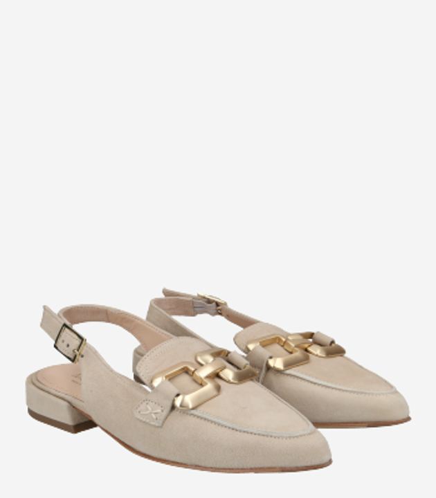 Maripé SIRIA V.1 ECRU Peeptoes & Slingpumps in beige