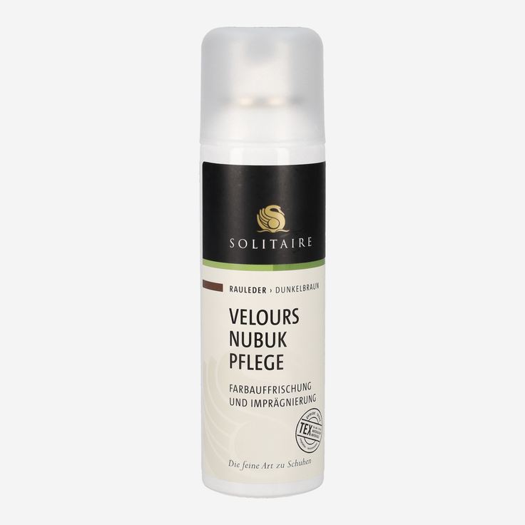 Solitaire Velours Nubuk Spray - Braun - Frontansicht