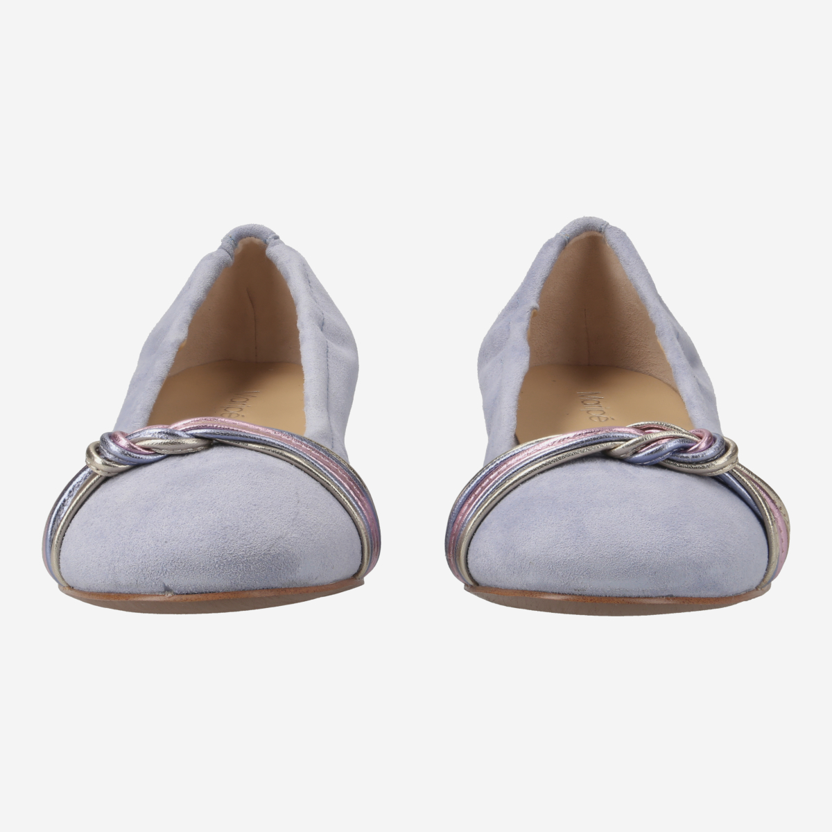 Holly Wood Ballerinas mit Spitze store weiß-grün Casual-Look