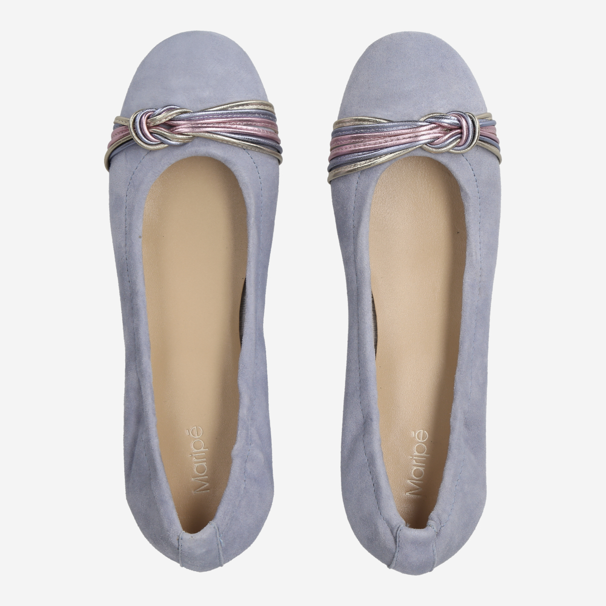 Holly Wood Ballerinas mit Spitze store weiß-grün Casual-Look